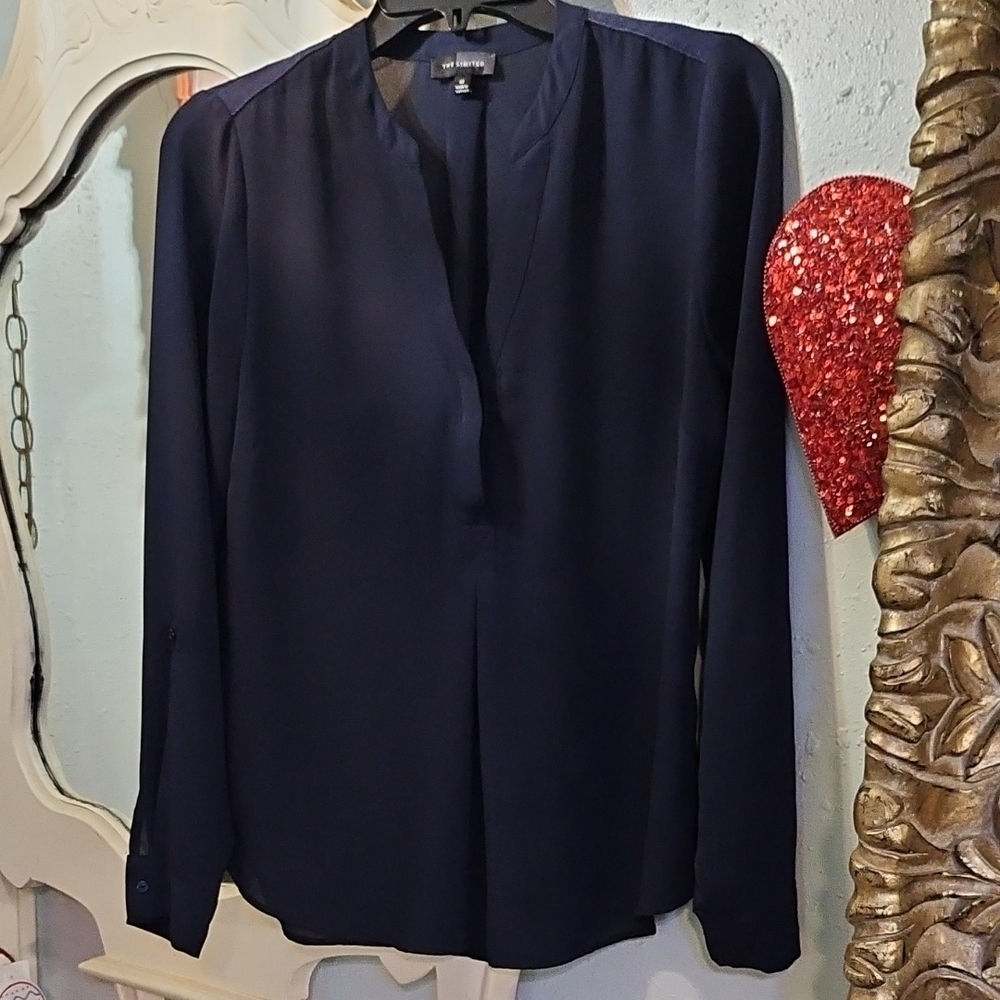 The Limited Elegant Navy Women's Top
